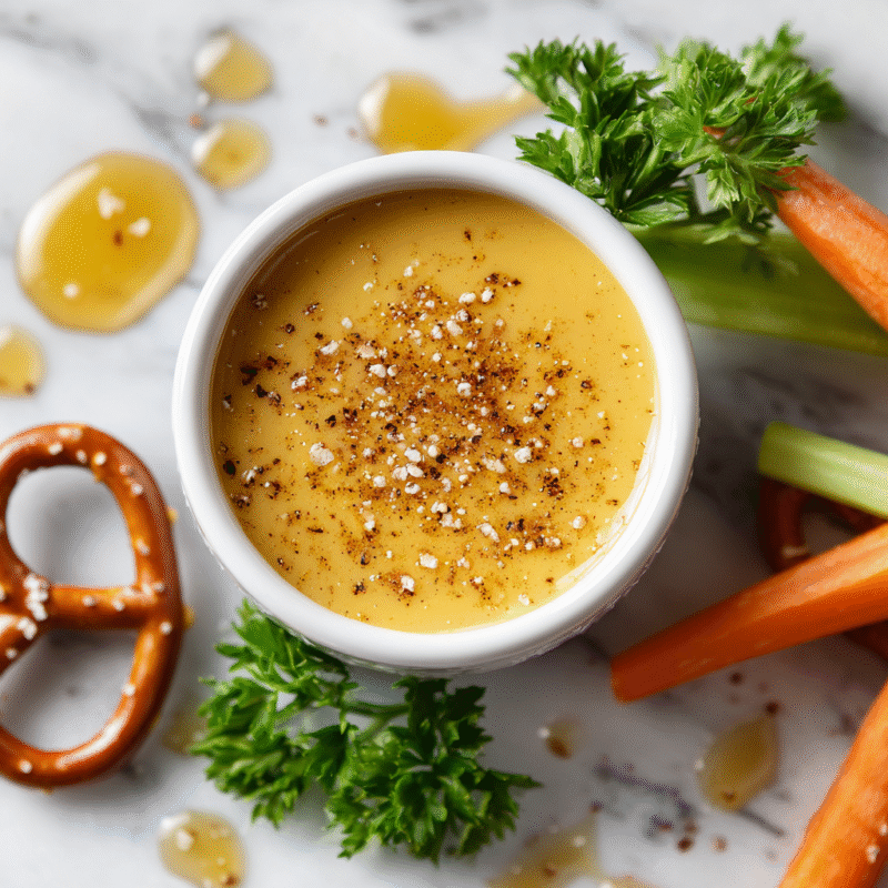 5 Minute Honey Mustard Sauce for holiday meals