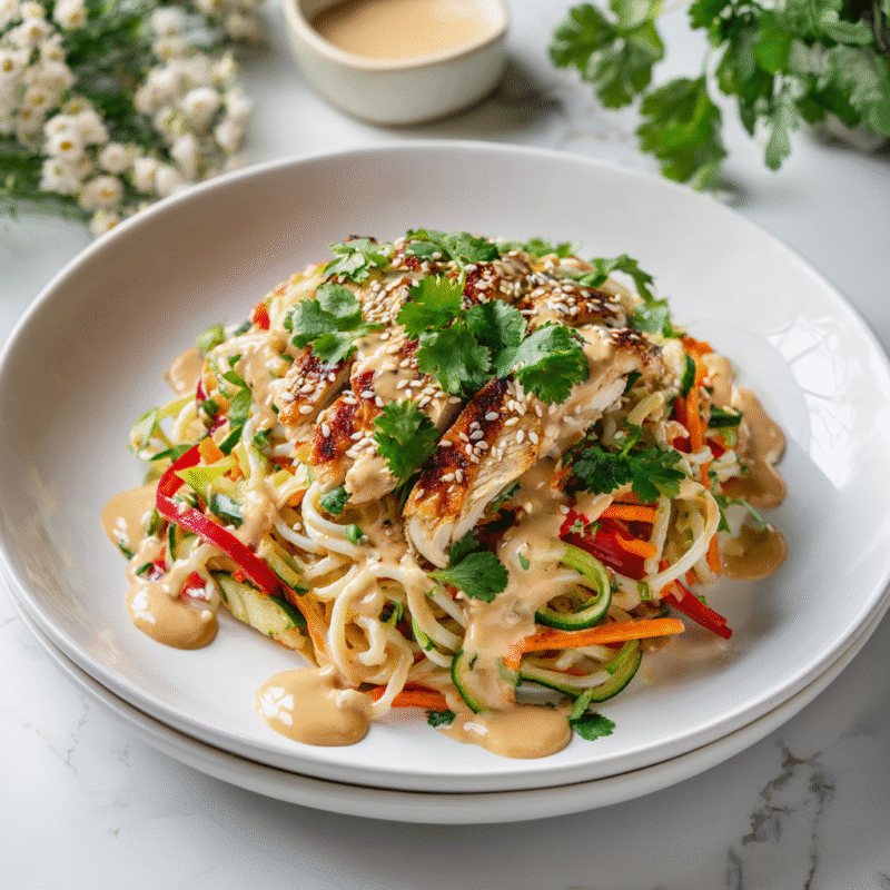 Creamy peanut sauce recipe for quick meals and holiday gatherings, enhancing noodles, salads, and grilled meats with rich flavor.