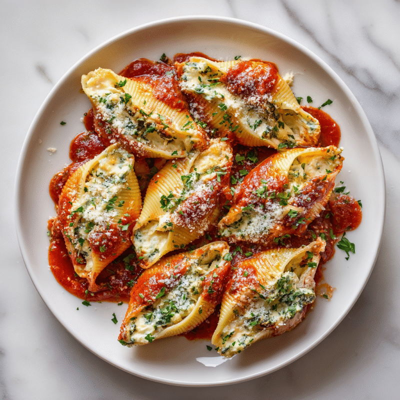 Delicious million dollar stuffed shells filled with creamy cheese and herbs, perfect comfort food for autumn and holiday gatherings.