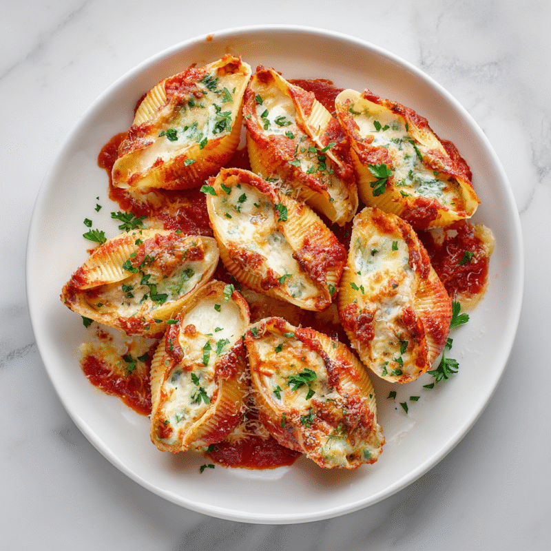 Delicious million dollar stuffed shells filled with creamy cheese and herbs, perfect comfort food for autumn and holiday gatherings.