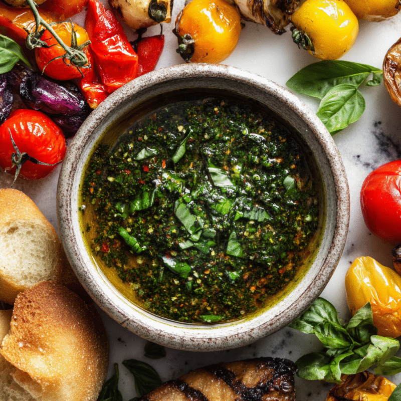 Very Incredible Basil Sauce made with fresh basil, garlic, and Parmesan, ideal for pasta and holiday dishes.