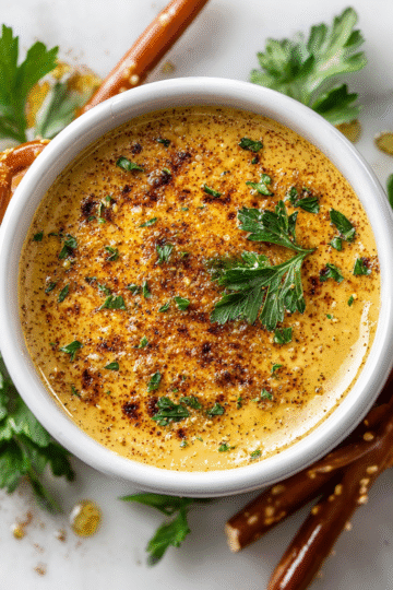 5 Minute Honey Mustard Sauce for holiday meals