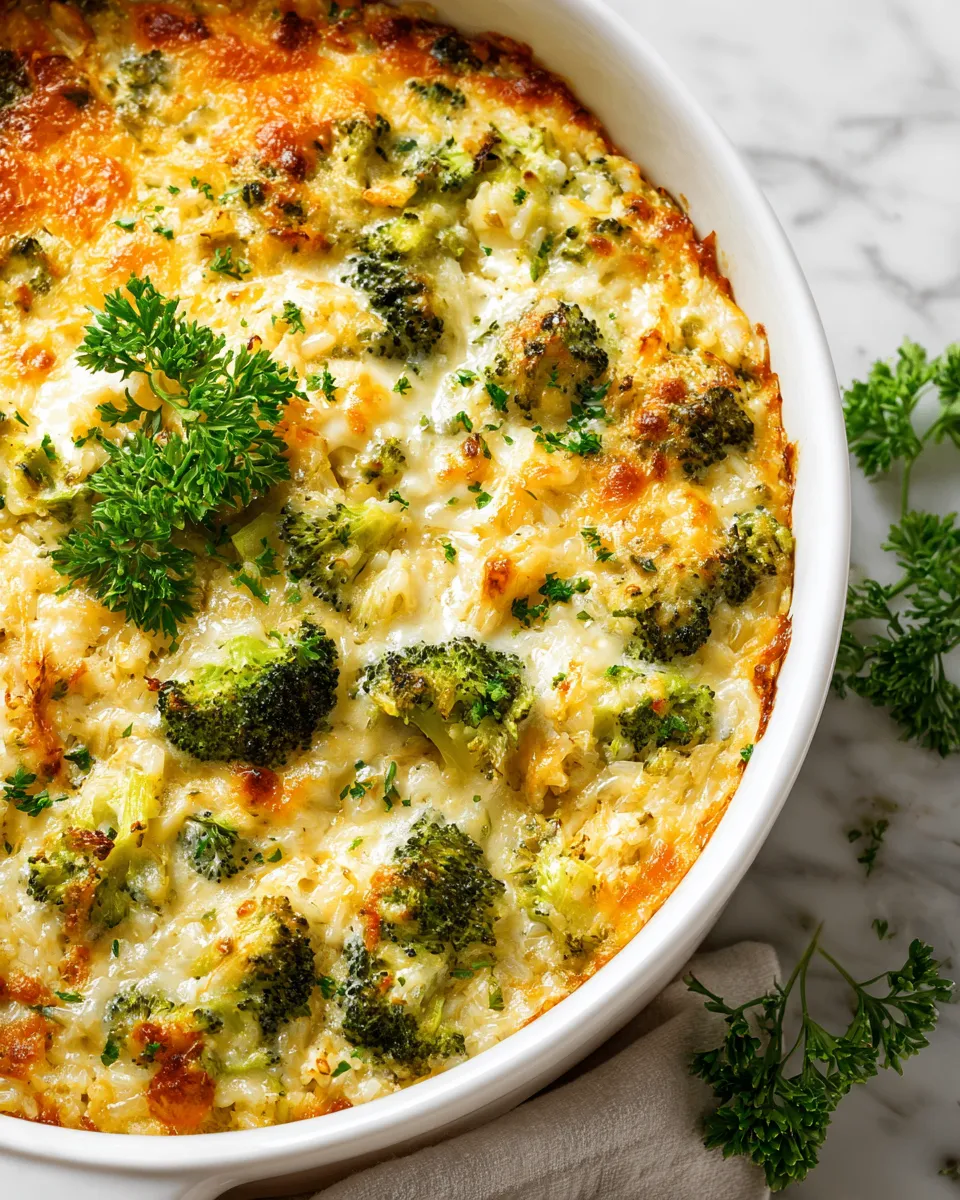 A delicious cheesy chicken and broccoli rice dish, perfect for holiday celebrations with friends and family, featuring creamy goodness and nutritious ingredients.