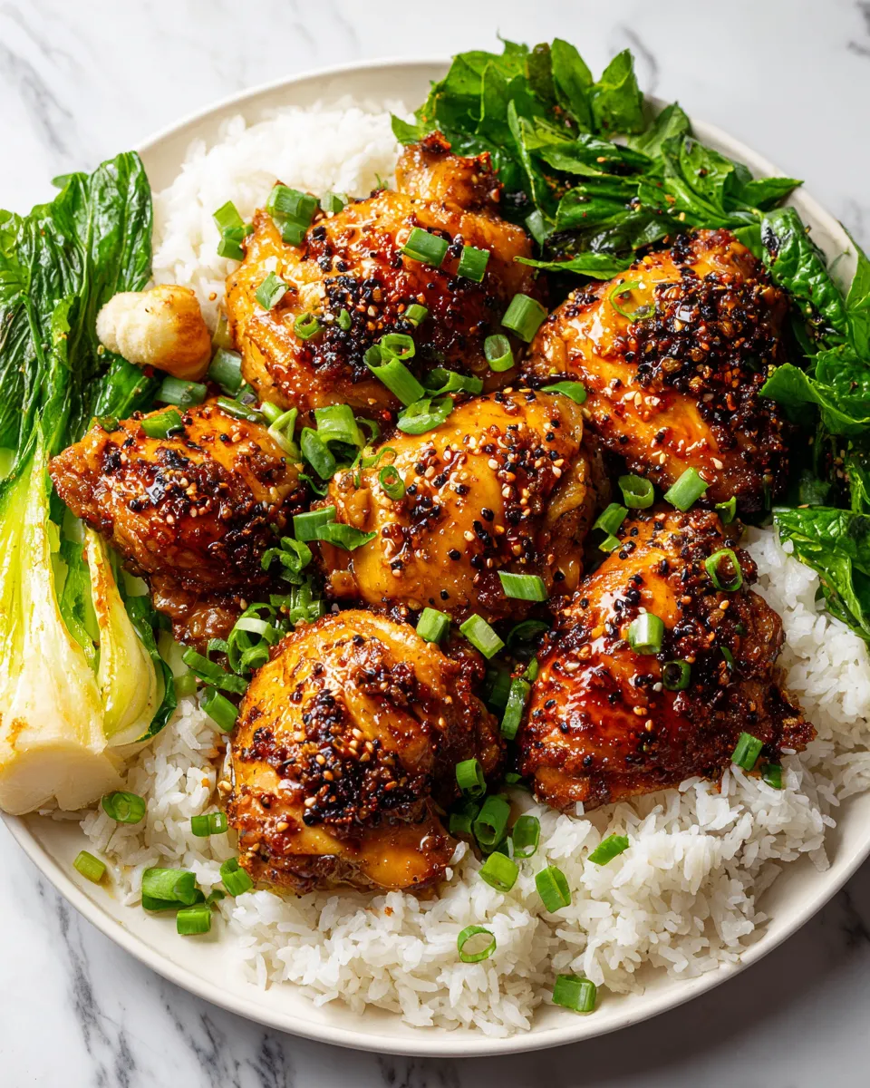 Crispy black pepper chicken stir-fry served with scallions and ginger, perfect for festive gatherings and holiday feasts.