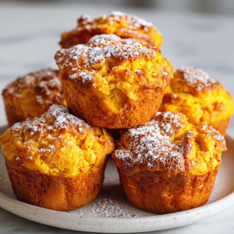 Delicious pumpkin cream cheese muffins with spiced batter and cream filling, perfect for fall baking. Enjoy fresh or freeze for later!
