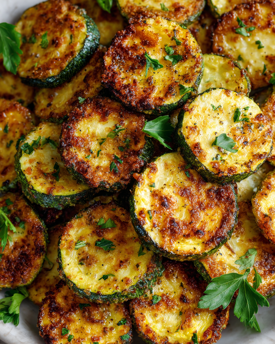 Crispy air fryer zucchini bites - healthy appetizer recipe