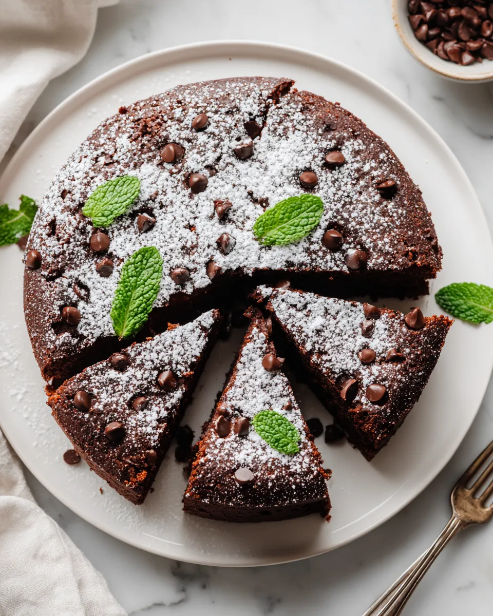 Delicious chocolate zucchini cake with rich chocolate flavor, perfect for holiday gatherings and using up garden zucchini.
