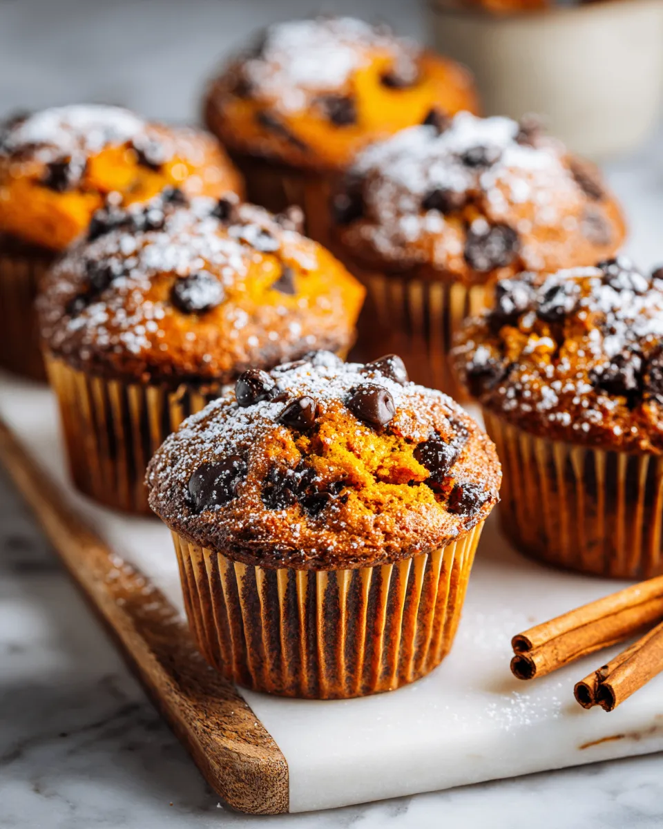 Delicious spiced baked pumpkin muffins ideal for fall gatherings and cozy evenings.