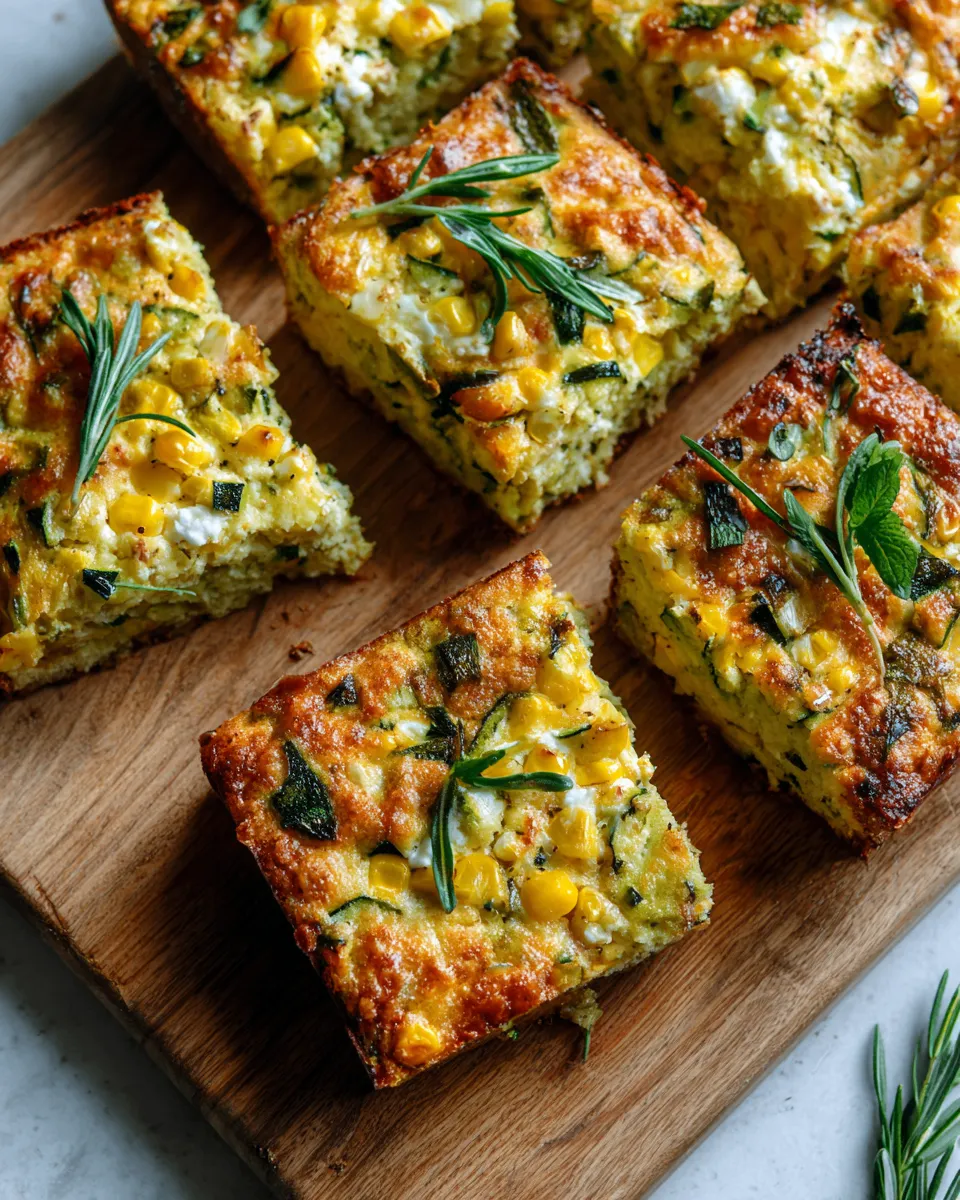 Delicious vegetarian zucchini slice packed with fresh herbs, seasonal flavors, and a perfect side dish for gatherings.