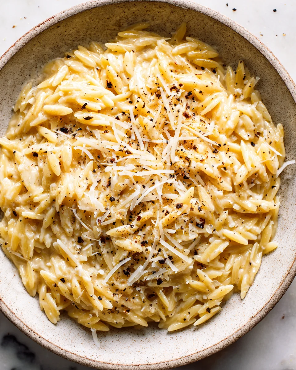 Quick and Creamy Cacio e Pepe Orzo 46ff2189 5aca 4363 a40c c344338a4a55tl