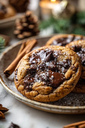 Delicious chocolate chip microwave cookies made quickly for the holidays.