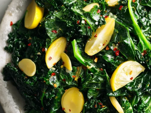 Vibrant Cavolo Nero with Garlic and Lemon