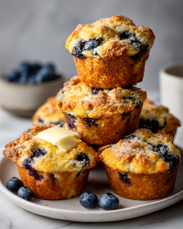 Deliciously fluffy blueberry muffins baked to perfection, ideal for breakfast or snacks, filled with fresh blueberries for a delightful taste.