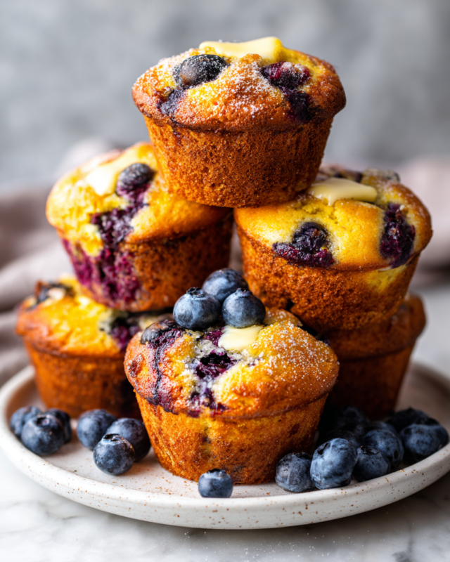 Deliciously fluffy blueberry muffins baked to perfection, ideal for breakfast or snacks, filled with fresh blueberries for a delightful taste.