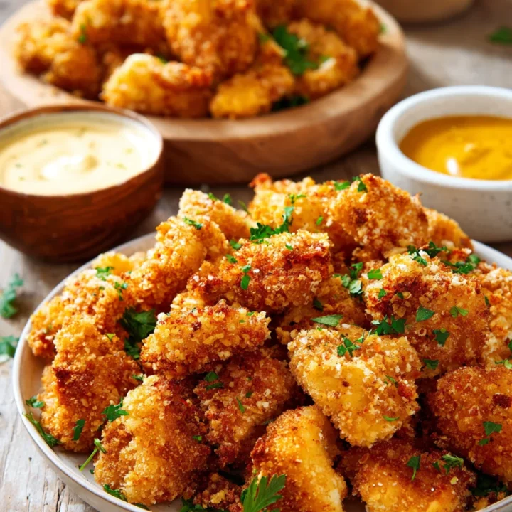 Crispy KFC-style popcorn chicken, a delicious deep-fried treat, perfect for game day or holiday gatherings. Recipe featuring marination and seasoning.