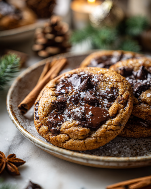 Delicious chocolate chip microwave cookies made quickly for the holidays.