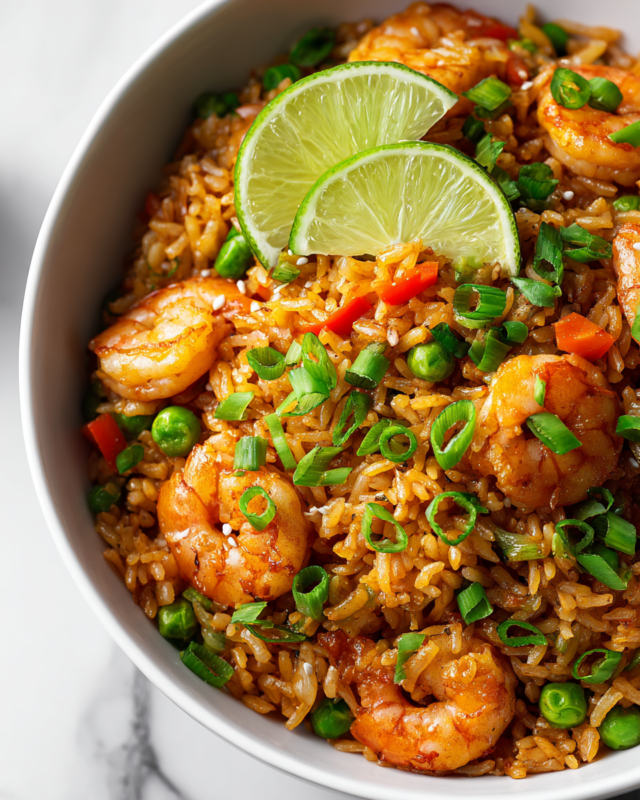 Quick and Tasty Singapore Fried Rice for Holidays Colorful Singapore Fried Rice recipe with shrimp, vibrant vegetables, and aromatic spices for a quick holiday meal