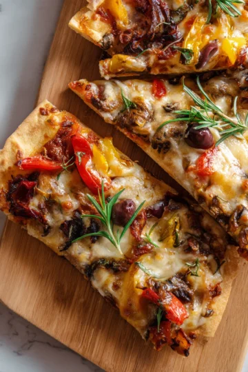 Quick and Crispy Tortilla Wrap Pizza Quick and crispy tortilla wrap pizza topped with fresh ingredients