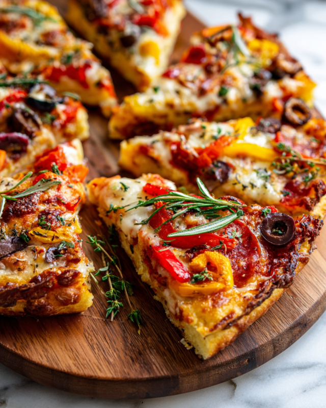 Quick and crispy tortilla wrap pizza topped with fresh ingredients